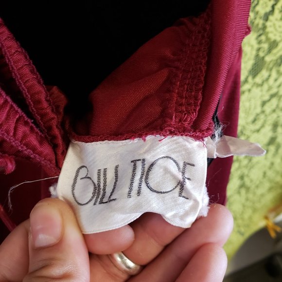 RARE Bill Tice 1970s Designer Vintage Empire Gown L/XL - Collector's Item - Picture 9 of 9